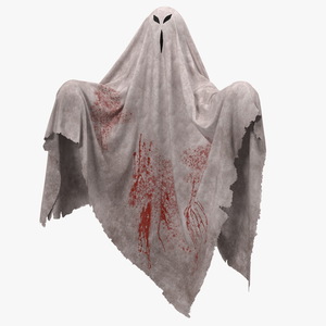 Evil Ghost Bedsheet 3D model