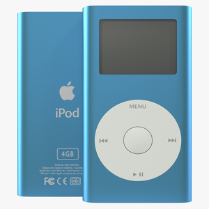 iPod Mini Blue 3D model