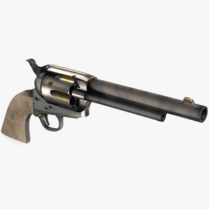 3D Western Revolver