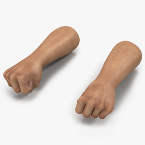 3D Man Hands Pose 2