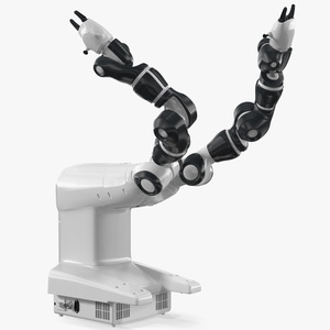 3D model Dual Arm Collaborative Robot Rigged