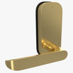 3D model Gold Internal Door Handle