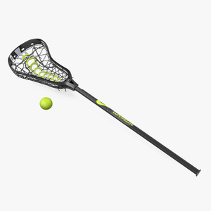 Nike Lunar Elite Womens Lacrosse Stick and Ball 3D