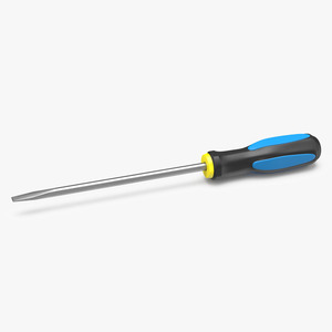 3D model Flat Head Screwdriver 8mm