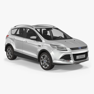 3D Ford Kuga FWD 2016 model