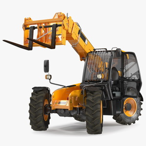 Telehandler Rigged for Maya 3D