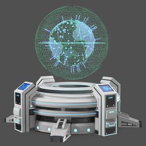 Cybernetic Holo Hub 3D model