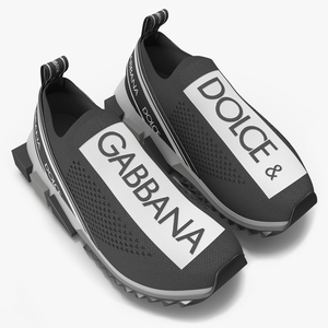 Sneakers Dolce Gabbana Sorrento Black 3D