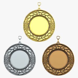 3D Award Medals Set 3 model