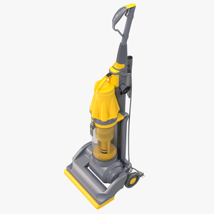 3D model Stand Up Vacuum Cleaner Yellow