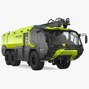 3D model Rosenbauer Panther 6x6 ARFF Vehicle