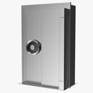 3D model Vault Room Iron Door