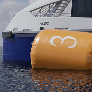 Floating Inflatable Marker Buoy for Water Sport Orange 3D model
