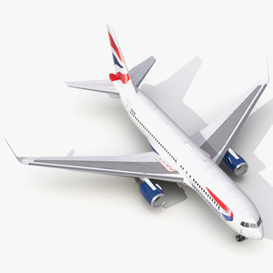 Boeing 767 200ER British Airways 3D