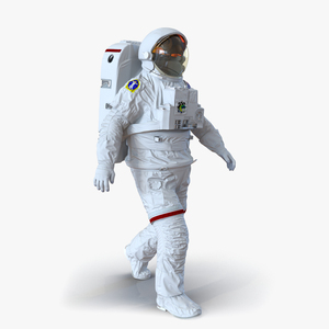 Extravehicular Mobility Unit without Visor Rigged 3D model