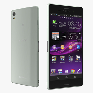 3D model Sony Xperia Z3 Green