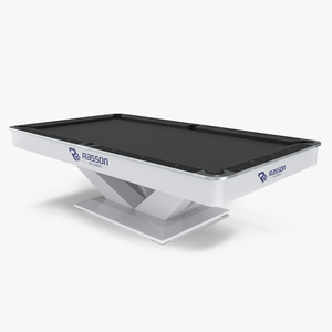 3D Professional Pool Table Rasson Black