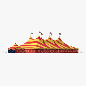 Circus Big Top Tent 3D model