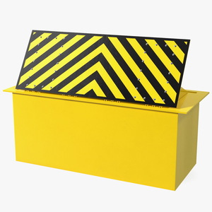 Hydraulic Road Blocker 3D