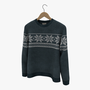 Sweater on Hanger 3D