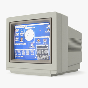 3D model Vintage Monitor