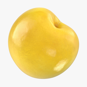 3D Yellow Plum