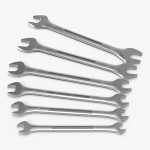 3D Facom Open End Spanner Set