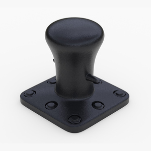 3D Mooring Bollard Black