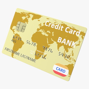 Premium Credit Card 3D model