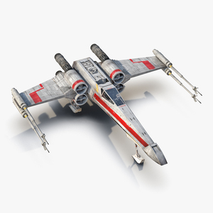 Star Wars X Wing Starfighter Red 2 3D model