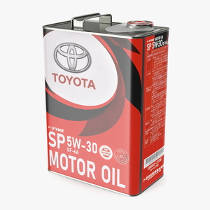 3D Toyota Motor Oil Metal Can