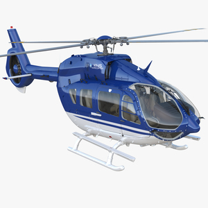 3D model Civil Helicopter Airbus H145 Rigged