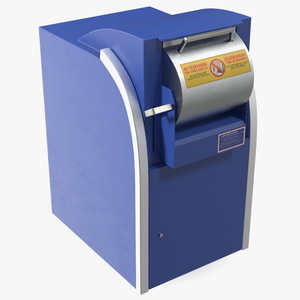 Parcel Drop Box Big 3D model