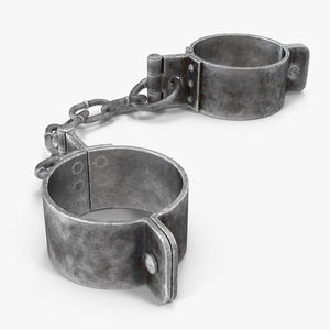 Old Prisoners Shackles 3D