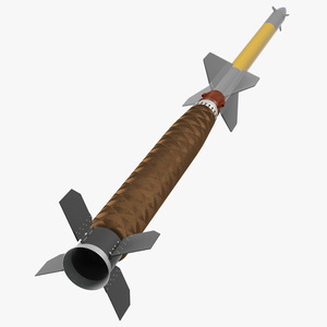 Pantsir S1 Two-Stage Missile 57E6E 3D model