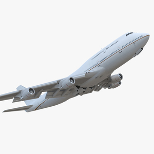 3D Boeing 747 400ER Generic Rigged