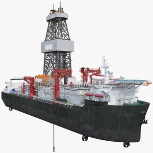 Drillship 3D model