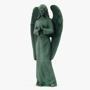 Angel Outdoor Garden Statue 3D