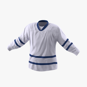 3D Hockey Jersey Generic 5 model