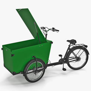 3D model Cargo Bike Generic Rigged