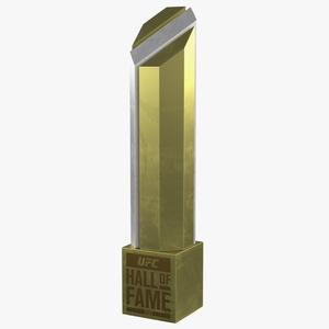 3D UFC Hall of Fame Trophy model