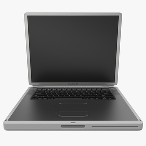 3D Apple PowerBook G4 model