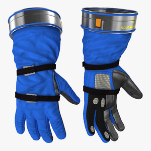 3D Boeing Spacesuit Gloves model