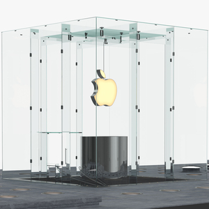 3D Apple Store Fifth Avenue New York model