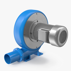 3D Turbine Air Blower model