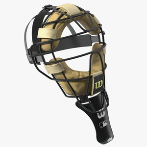 3D Baseball Full-Face Protection Mask Yellow