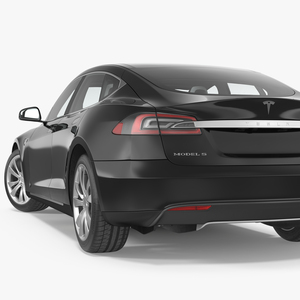 Tesla Model S 90D 2015 Rigged 3D model