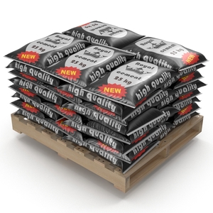 3D Pallet of Cement Bags