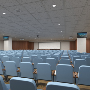 Conference Hall Filling Light 3D model