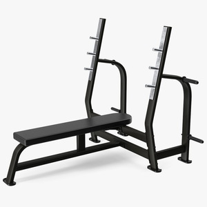 Olympic Bench Press 3D model